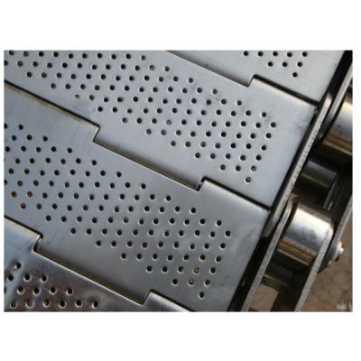 China Heat Resistant Stainless Steel Chain Plate Conveyor Belt for sale