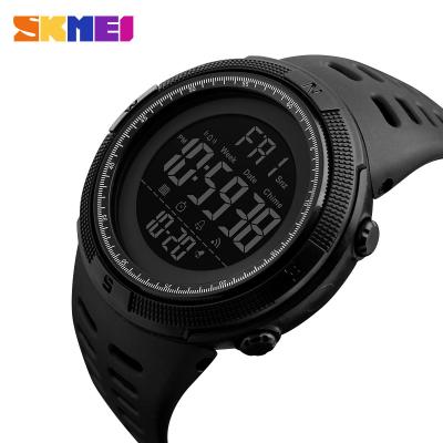 China Hot Selling Skmei 1251 Mens Digital Wrist Watch Alarm Fashion Led Digital Display Silicone Band Male Sports Watches for sale