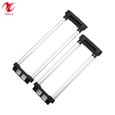 China Newest Aluminum Detachable Luggage Trolley Handle Trolley Hotel Luggage Rack Custom Retractable Pull Handle Telescopic for sale