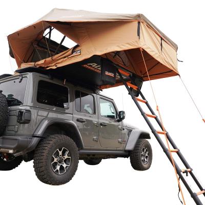 China Extended Type Waterproof Extended Type Outdoor Car Shell Roof Top Tent 4x4 Camping Soft 3-4 Person Vehicle for sale