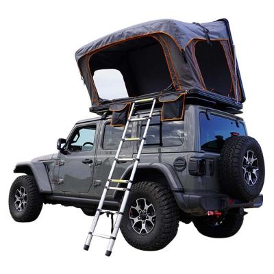 China Popular Room High Quality Interior Foldable Heavy Duty Large Roof Gathering Camouflage/Field 4x4 Game Off Road Top 1-2 Person Camping Tent for sale