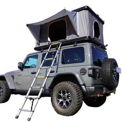 China Camouflage 4x4 Game Car Shell Roof Top Tent 2-3 Heavy Duty Aluminum Four Season Hard Shell / Offroad Rooftop Tent Field for sale