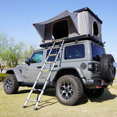 China Shell Roof Top Tent Aluminum Hard Shell Travel Pop Frame Portable Windproof Car Windproof Large Capacity Game Camouflage Top Camping Tent for sale