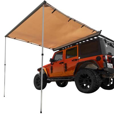 China Diagonal Tying Type Customized Retractable 4X4 Motorhome Tent 1.4*2.0m Outdoor Car Tent For 1-2 Person Easy Assemble Car Side Tent for sale