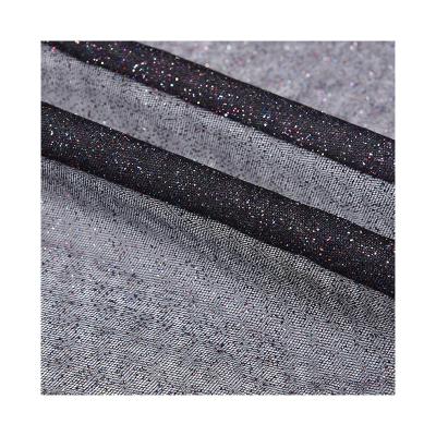 China Colorful Glitter Anti-Static Sequin Fabric Mesh Glitter Fabric Glitter Tulle Fabric For Party Dress for sale