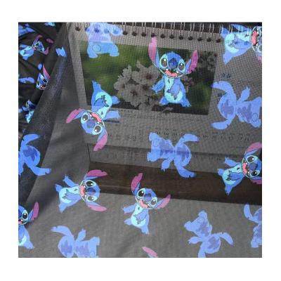 China Stretch Printing Feed Mesh Fabric Printed Animal Printed Fabric Plate For Fashion Cloth for sale