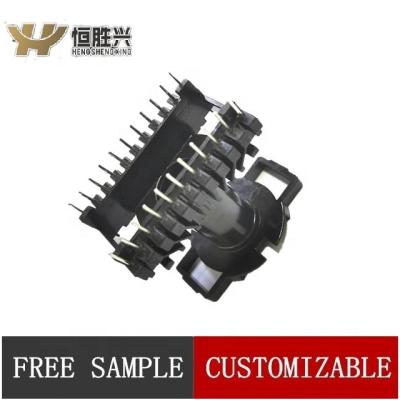 China 11+11 Terminals Transformer EC/ER/ETD49 High Frequency Transformer Coil Bakelite Material Horizontal Phenolic Coil for sale