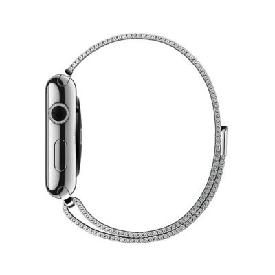 China Low MOQ Stainless Steel Metal Strap Wristband Strap For Apple Watch Band Iwatch Series 6 5 4 3 2 1 Se for sale