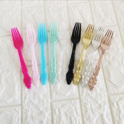 China Plastic Disposable PS Wholesale Price Knife Fork Stylish Spoon Set 8pcs for sale