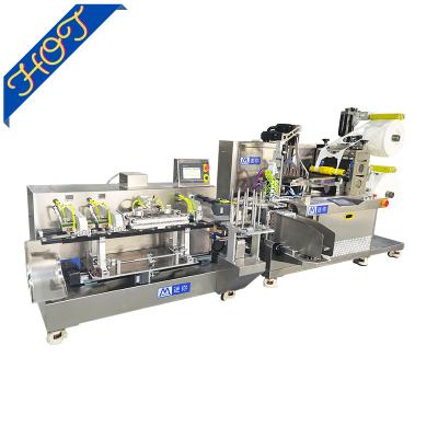 China Fruit juice premade pouch horizontal liquid filling machine granule filling sealing automatic filling of products for sale