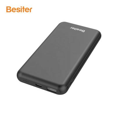 China Mini Power Bank 10000mAh OEM logo usb powerbank mobile phone portable charger 2.1A indoor outdoor custom small slim power banks for sale