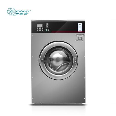 China Computer Panel Full Automatic Stainless Steel 15kg Small Capacity Washing Machine Front Loading Control for sale