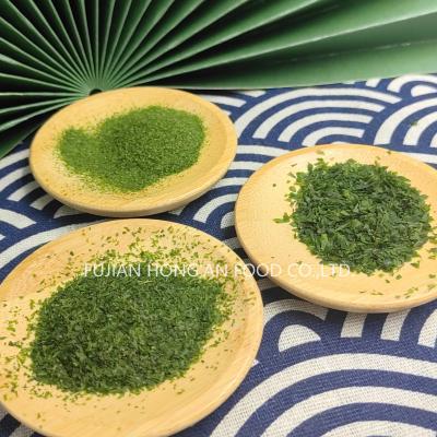 China Dried Green Laver Sea Lettuce Flakes Rich Vitamins For Cool And Dry Storage for sale