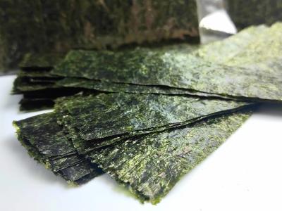 China Gold Korean Yaki Grilled Seaweed Hand Roll Sushi Nori Full Sheets 1/7 Cut for sale