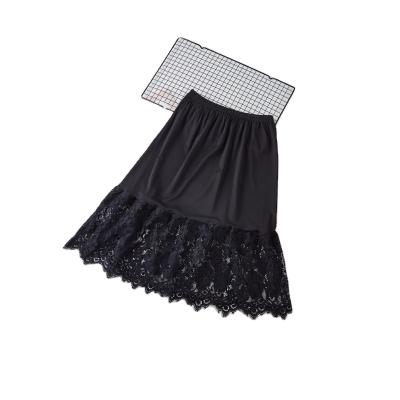 China New Arrival Breathable Hot Sale High Waist Bodycon Stitching Lace Up Mid Length Skirt For Women for sale