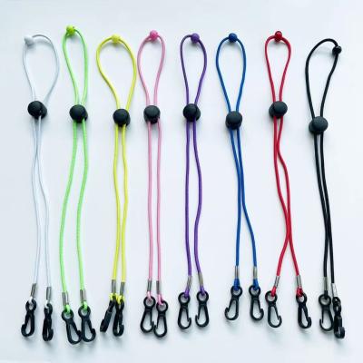 China Adult Polyester Maskes Lanyards And Children's Adjustable Lanyard Length Strap for sale