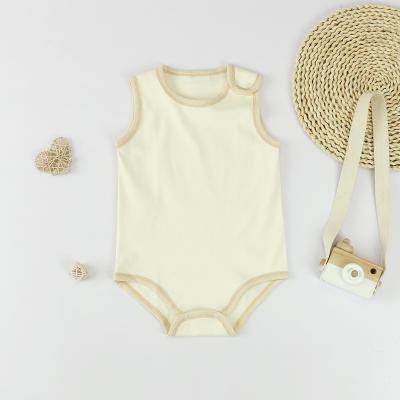 China Summer Fashion Baby Kids Romper Cotton Sleeveless Unisex Baby Onesie Baby Toddler Jumpsuit Sleeveless Onesie for sale