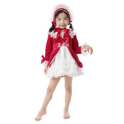 China Retro Viable Classic Palace Girls Party Spanish Dress Baby Princess Lolita Style Spain Super Twirl Dress for sale