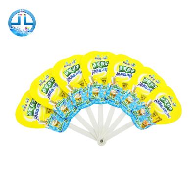 China China Wholesale Folding Hand Fan PP Plastic Folding Hand Fan With Single Leaf Printing for sale