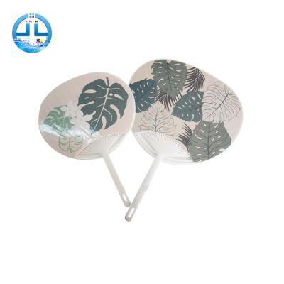 China China Cheap Price China Long Handle Big Promotional Hand Fan Plastic PP Hand Fan With Custom Logo Printing for sale