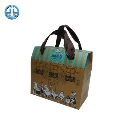 China China Recyclable Customized Manufacture Kraft Paper Bag With Your Own Logo Printing for sale