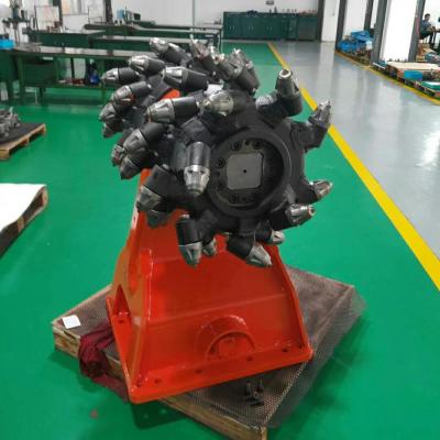 China Construction worksÂ   Excavator Parts Hydraulic Cross Drum Cutter for sale