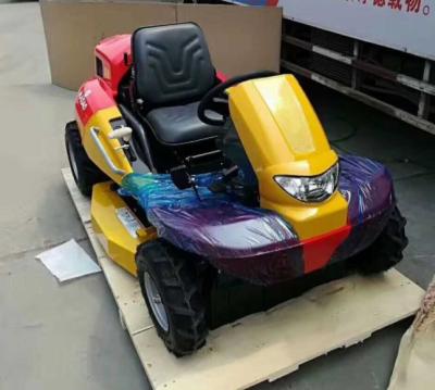 China Farms riding lawn mower ride on grass cutting car for sale