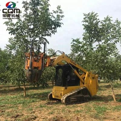 China Garden Shovel Skid Beef Loader Front Part Tree Digging, Tree Uprooting, Tree Transplant Shovel for sale