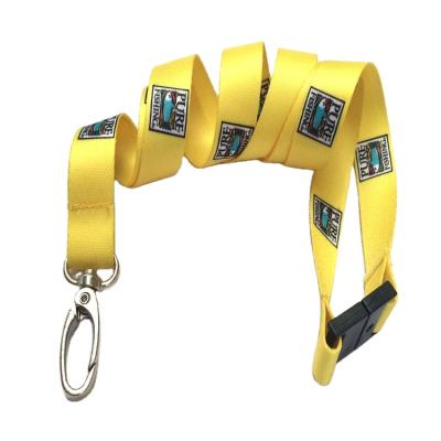 China Eco-friendly Promotional Custom Printed Polyester Neck Lanyard With Logo Free Sample for sale