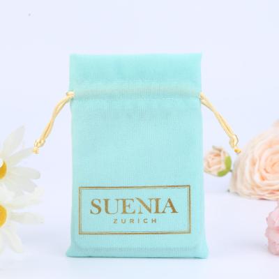 China Eco-friendly Cotton Drawstring Shopping Bag New Arrival Velvet Jewelry Pouch Shoe Packaging Bag for sale