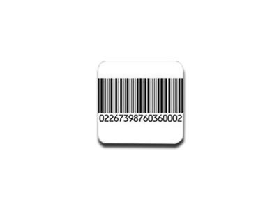 China Supermarket Rfid EAS Soft Tag ,  EAS Anti Theft Tags Clothing  4*4 Soft  8.2mhz for sale