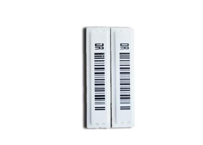 China 58Khz 	Barcode / White Retail Security Labels Clothing Stores Deactivatable Or None for sale