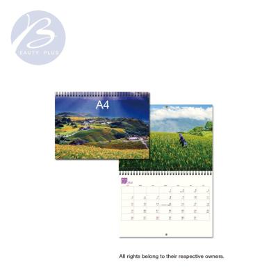 China Custom Magnetic Black Table Calendar Taiwan Calendar For Gift for sale