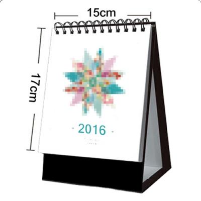 China Popular Table Calendar Offset Printing Custom Design Spiral Binding Custom Table Calendar for sale