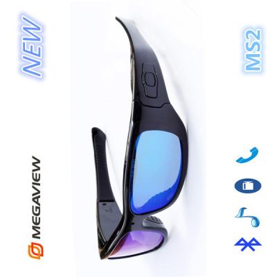 China Security Monitoring HD Camera Glasses With Stereo Earphones / Hidden Spy Gadgets for sale