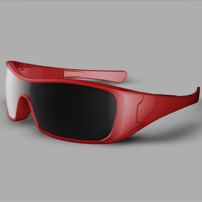 China Waterproof Earphone MP3 Bluetooth Headset Sunglasses With Red Frame / Polarized Lens for sale