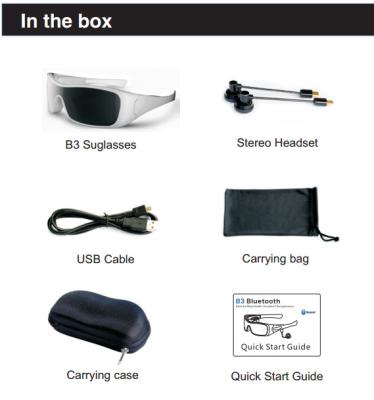 China Romote Control Bluetooth Headset Sunglasses For Enjoying Music , Answering Call for sale