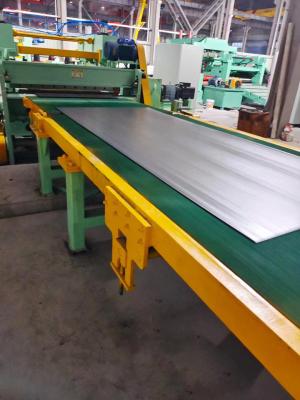 China 1mm Thick 1600mm Wide Thin Sheet Cut To Length Line Adjustable Speed for sale