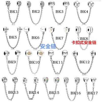 China CLASSIC Charm Fixi Snake Bone Chain Accessories Safety Chain Sterling Silver Beads Loose Beads DIY Female 925 Panjia Charm Bracelet 2022 for sale