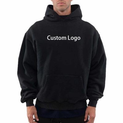 China Other Customized French Terry Cotton Men's Oversized Hoodie Drop Shoulder High Quality Thick Heavy Custom Fleece for sale