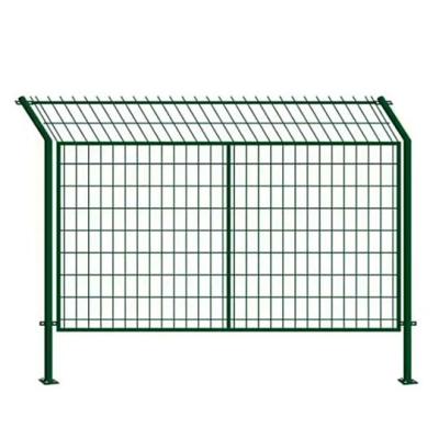 China Sustainable 3D Curved Welded Bending Wire Mesh Panel Fence Triangle Fence for sale