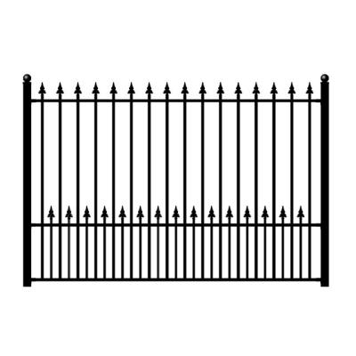 China Sustainable Wholesale Europe Fence Metal Picket Warehouse Fence Security for sale