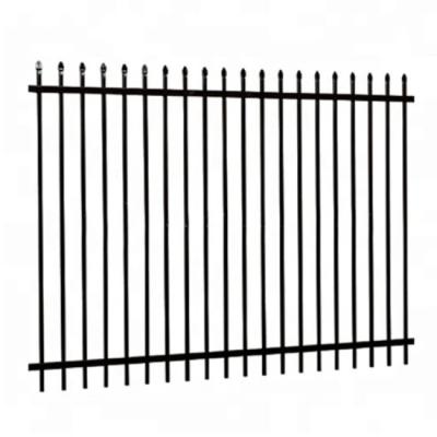 China Sustainable Tubular Steel Fence Powder Coated Galvanized Garden Fencing Panel Price for sale