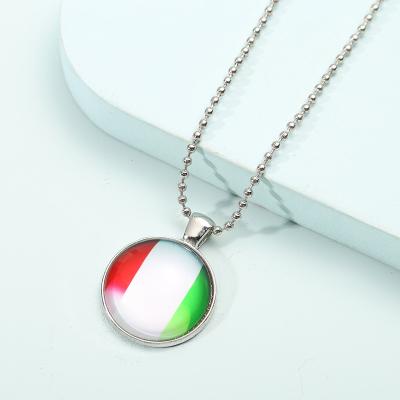 China Customized Environmentally Friendly Mexico Peru Panama National Flag Necklaces Pendant Necklace For Women Men Fans for sale