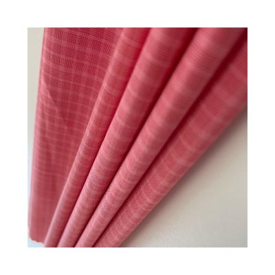 China Stretch Weft Nylon Strictly Standard Industrialized Spandex Poly Woven Single Shirt Blend Plaid Material Fabric For Fashion Garments for sale