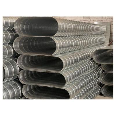 China Solidly Portable Premium Durable Material Galvanized Air Duct Flat Pipe Price The Spiral Duct for sale