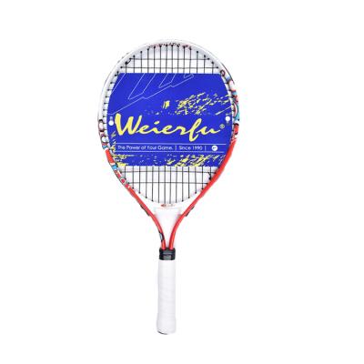 China 21 Inch PU Fashion Sports Goods Good Quality Wholesale Custom Big Face Aluminum Alloy Kids/Kids Junior Tennis Racket/Racket for sale