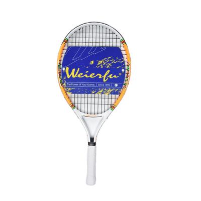 China Wholesale Custom 23 Inch PU Quality Aluminum Alloy Kids Tennis Racket/High Junior Racket for sale