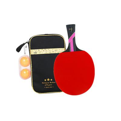 China Wholesale Customized New Design Type Eco-friendly Poplar Wood High Quality Professional Training Table Tennis Racket / Practice Bat for sale