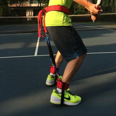 China Performance Wholesale Customized Balance Elastic Resistance Belt Jump Puller Adjustable Training Rope/Tennis Trainer Equipment for sale